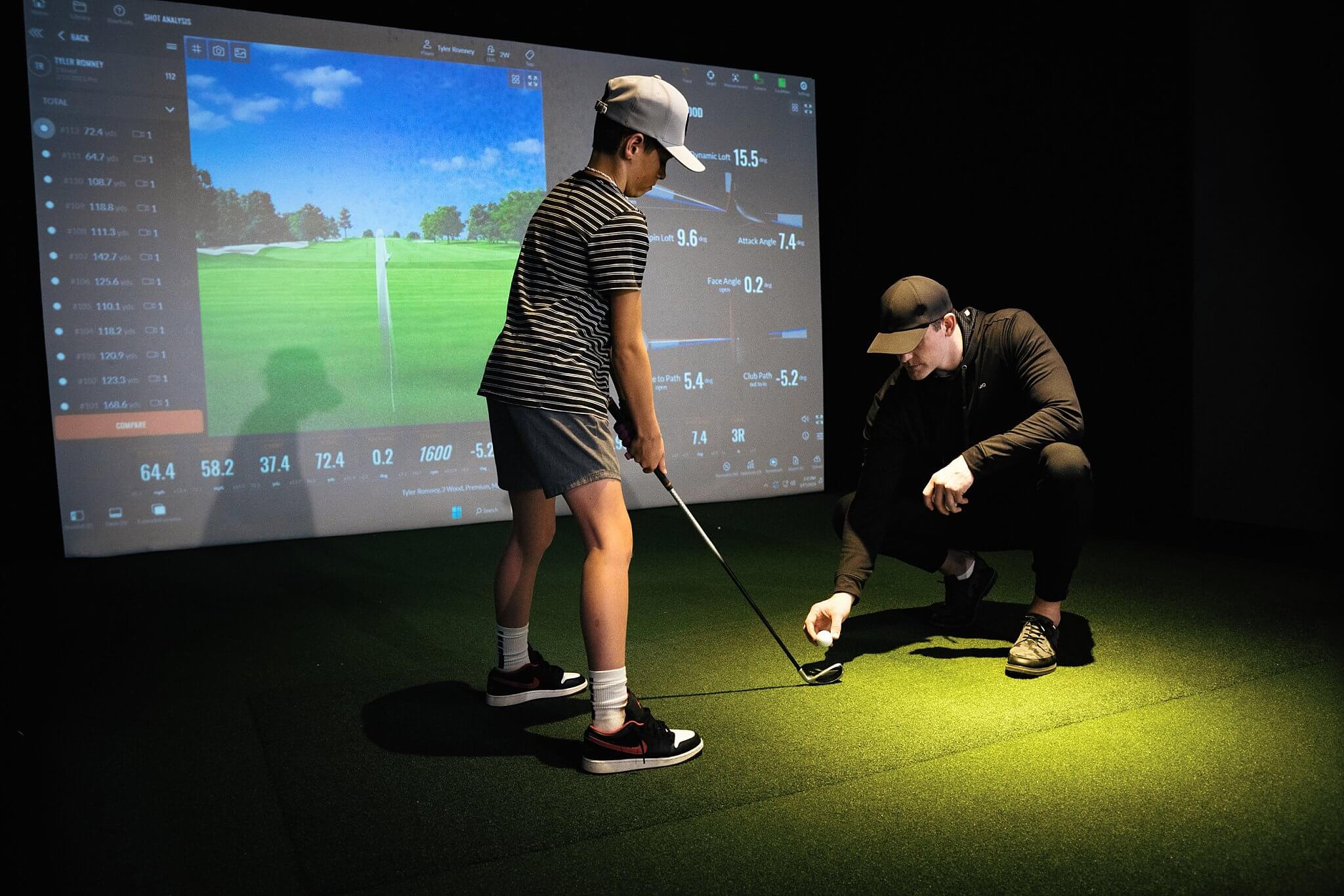 The Ultimate Guide to Improving Your Golf Game: Indoor Golf Techniques and Strategies The Back Nine Golf Simulator near me indoor golf near me trackman_0039