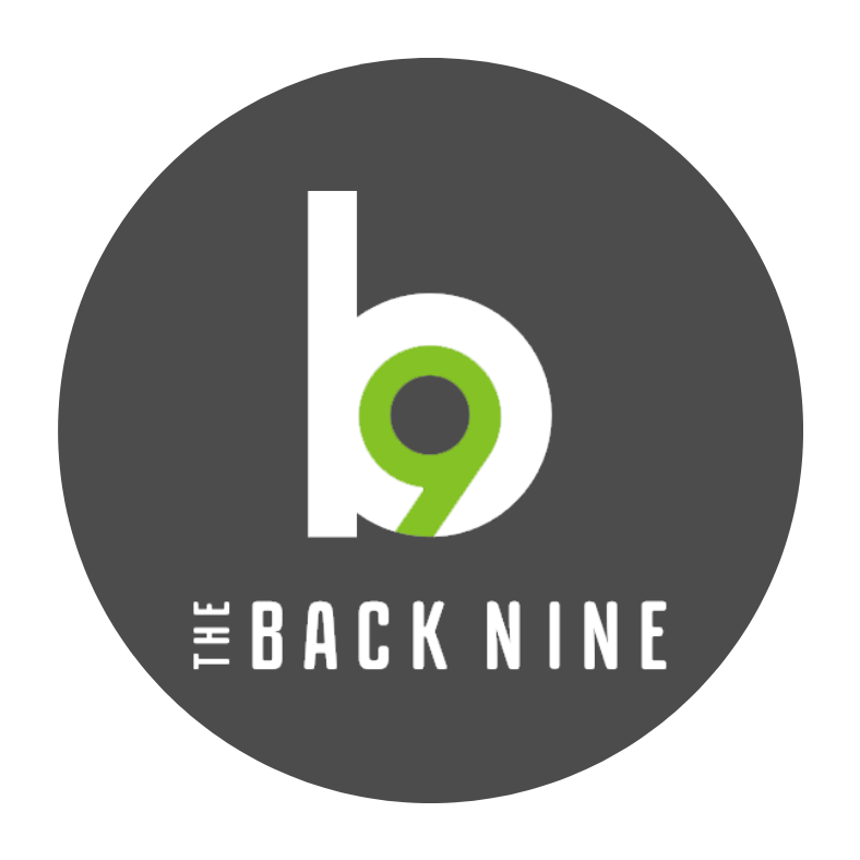 The Back Nine Golf back 9 golf simulator near me Memberships Logo Black