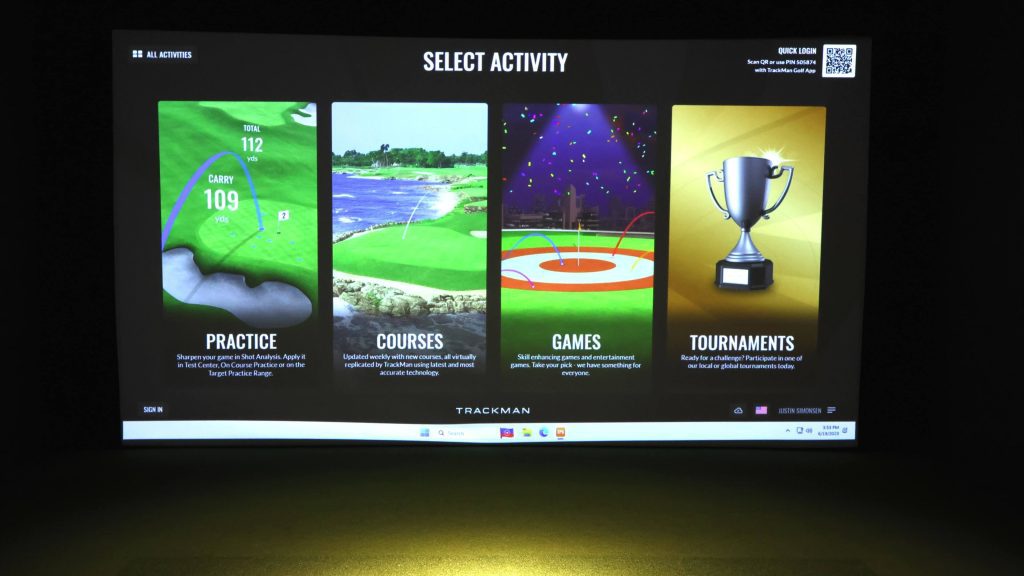 WHAT GOLF COURSES CAN I PLAY? the back nine back 9 golf indoor golf simulator near me golf course golf trivia