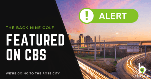 back nine golf featured on cbs news rose city tyler texas golf simulator indoor golf